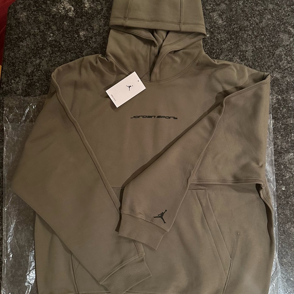 Jordan Sports Olive Hoodie